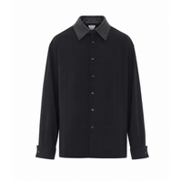 Bottega Veneta Women Shirt With Intrecciato Detail Collar