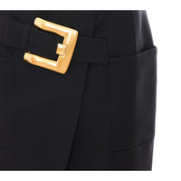 Balmain Women Short Belted Skirt