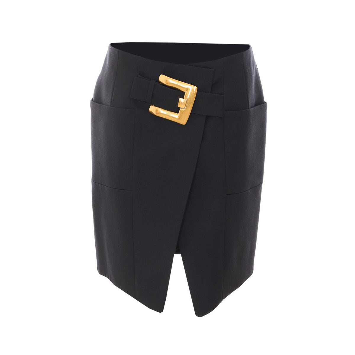 Balmain Women Short Belted Skirt