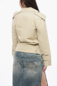 Burberry Short Trench with Side Closure