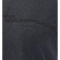 Alexander Wang Alexander Wang Women Shrunken Mirrored Logo T-Shirt