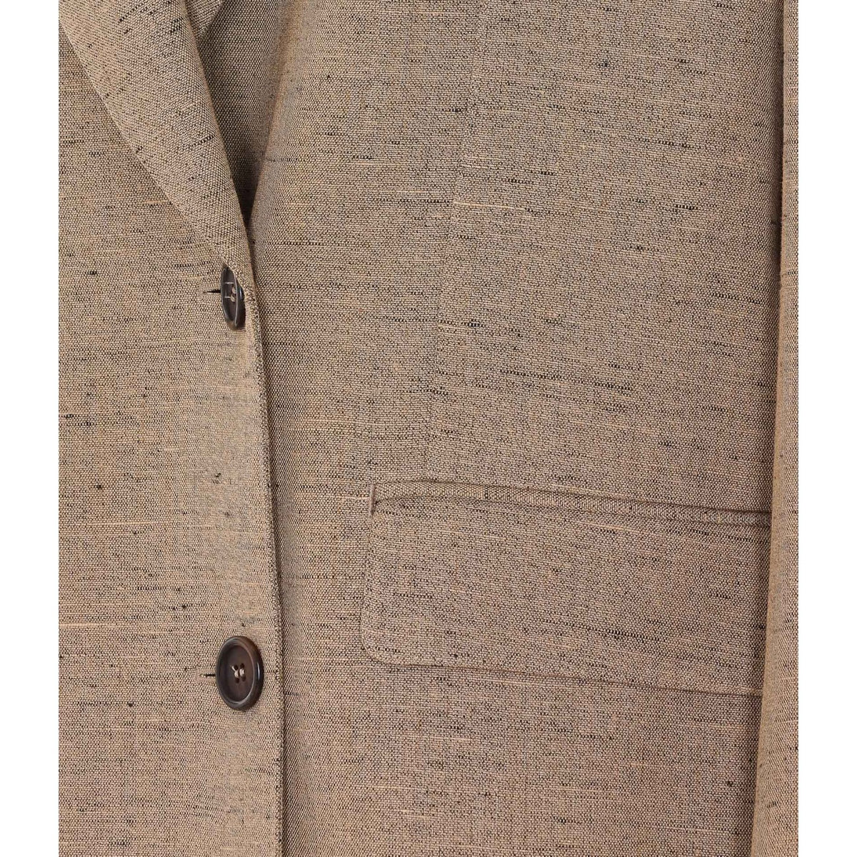 Dolce&Gabbana Women Sicily Double-Breasted Blazer Tweed Effect