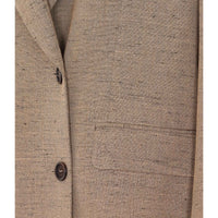 Dolce&Gabbana Women Sicily Double-Breasted Blazer Tweed Effect