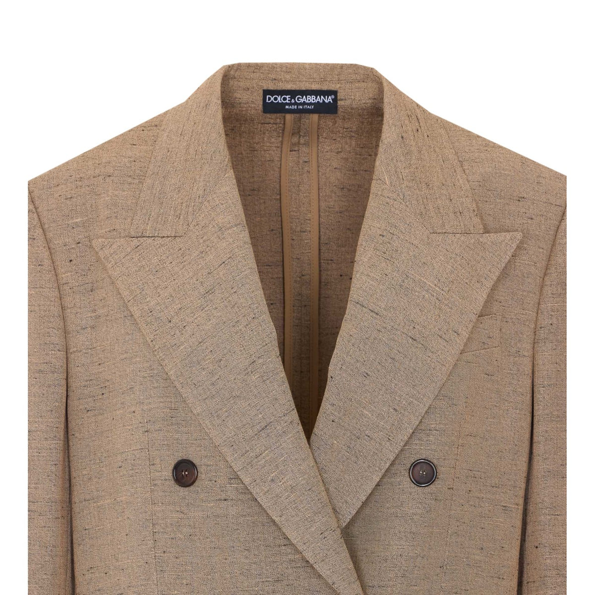 Dolce&Gabbana Women Sicily Double-Breasted Blazer Tweed Effect