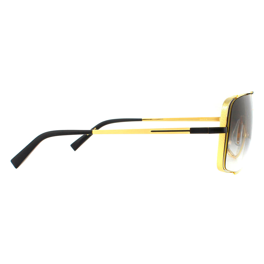 MIDNIGHT SPECIAL DT DRX-2010-M-BLK-GLD-60-Z Unisex Aviator Sunglasses