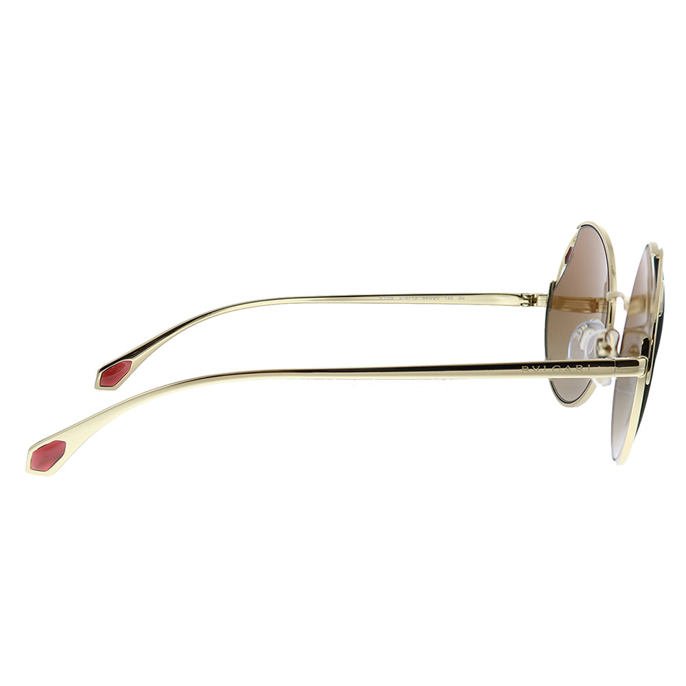BV 6159 278/13 Womens Round Sunglasses