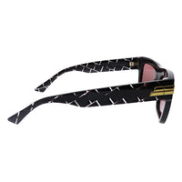 BV 1058S 003 Unisex Rectangle Sunglasses
