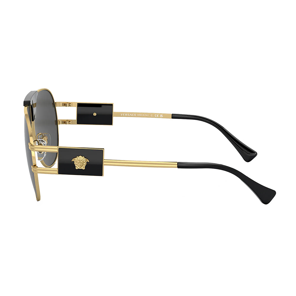 VE 2252 100287 63mm Unisex Aviator Sunglasses