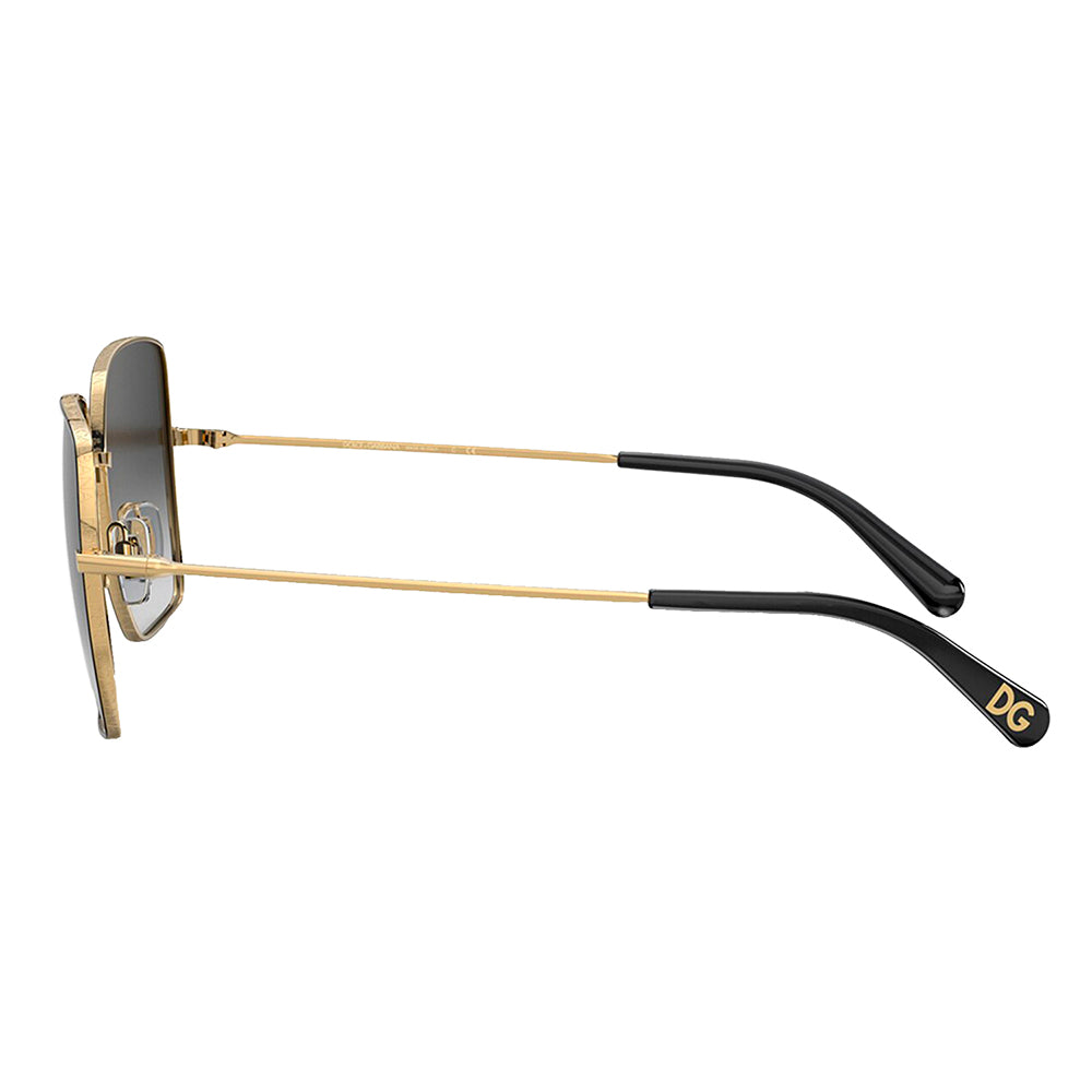 DG 2242 13348G 57mm Womens Square Sunglasses