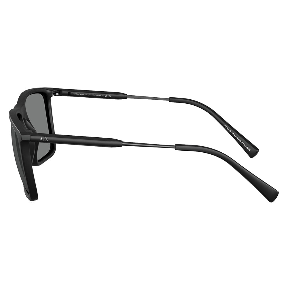AX 4160S 807887 57mm Unisex Square Sunglasses