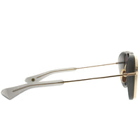Spacecraft 19017-C-GRY-GLD-52 Unisex Aviator Sunglasses