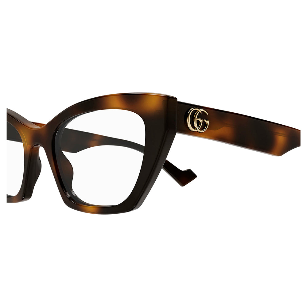 Gucci GG 1334O 002 52mm Womens Cat-Eye Eyeglasses