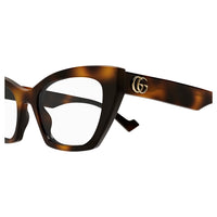 Gucci GG 1334O 002 52mm Womens Cat-Eye Eyeglasses