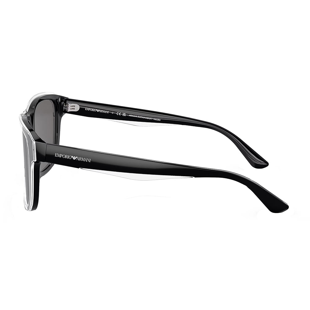 EA 4208 605187 56mm Unisex Square Sunglasses