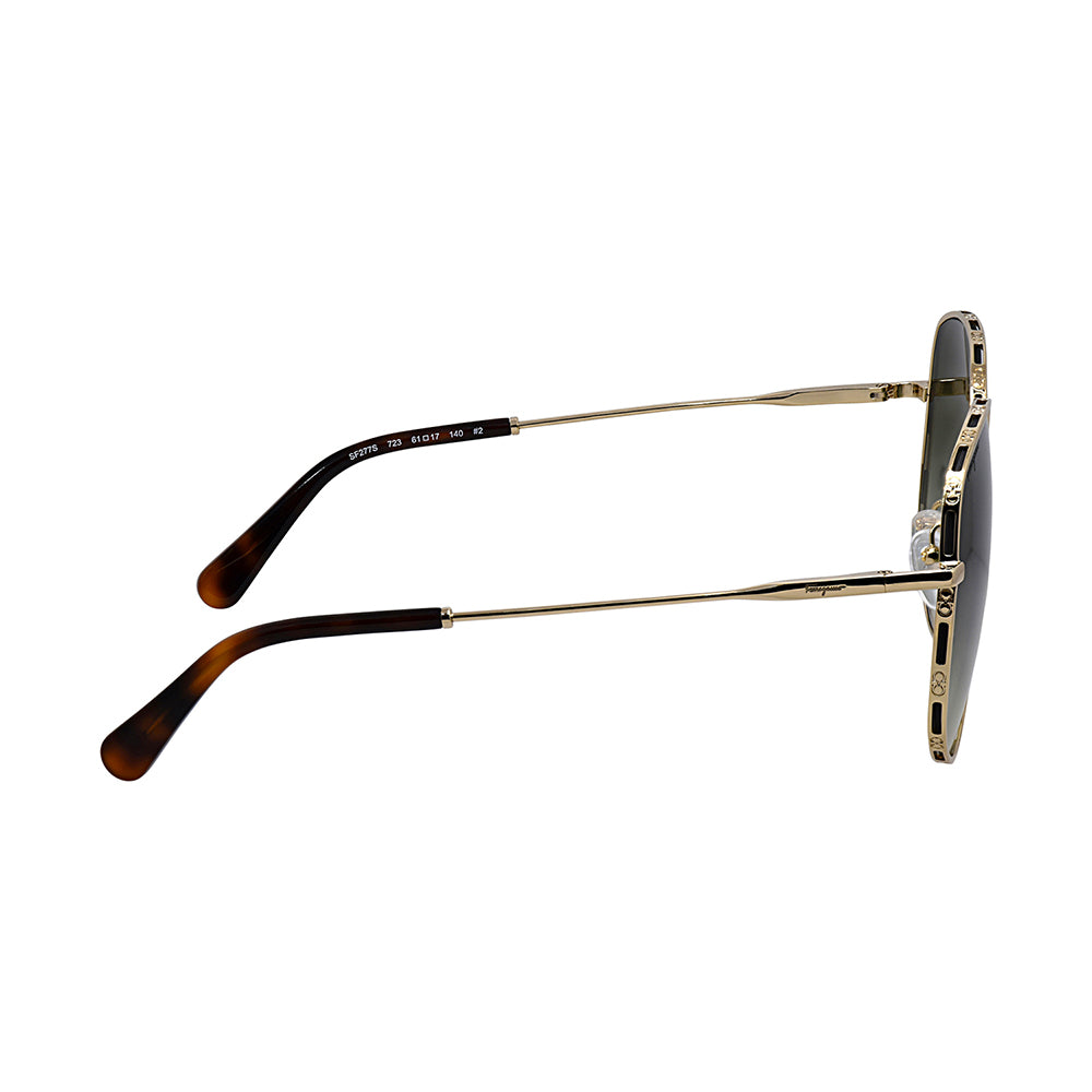 Salvatore Ferragamo SF 277S 723 61mm Womens Round Sunglasses