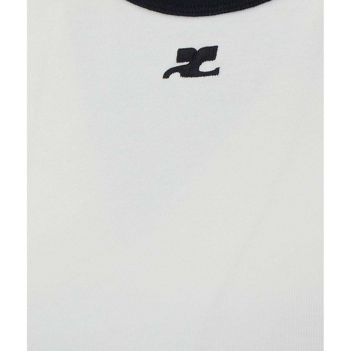 Courreges Women Signature Contrast T-Shirt