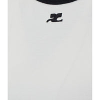 Courreges Women Signature Contrast T-Shirt