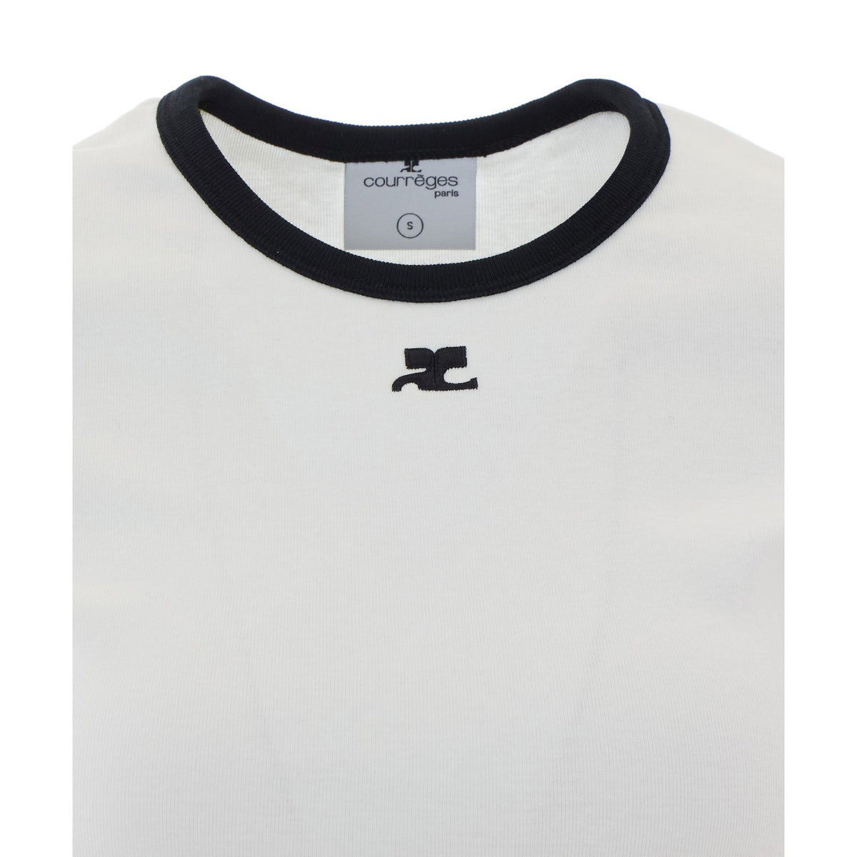 Courreges Women Signature Contrast T-Shirt