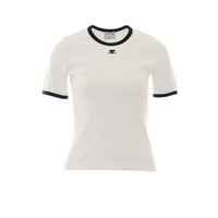Courreges Women Signature Contrast T-Shirt