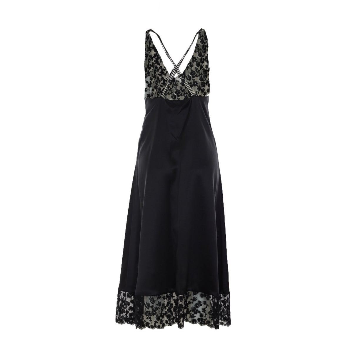 Fendi Fendi Women Silk And Lace Dress
