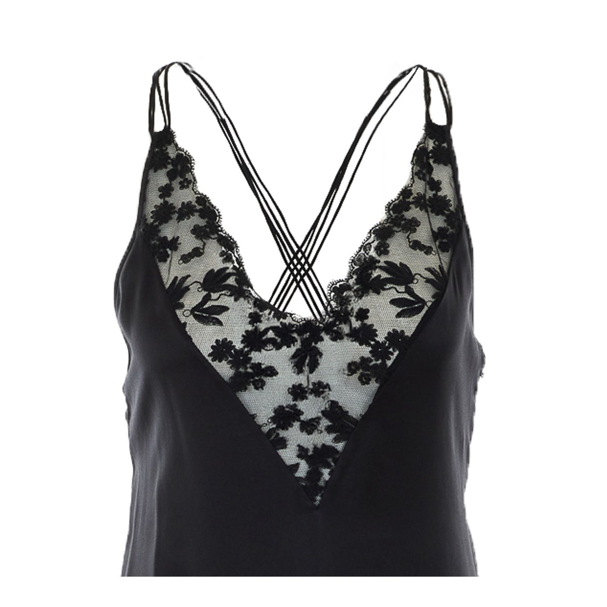 Fendi Fendi Women Silk And Lace Dress
