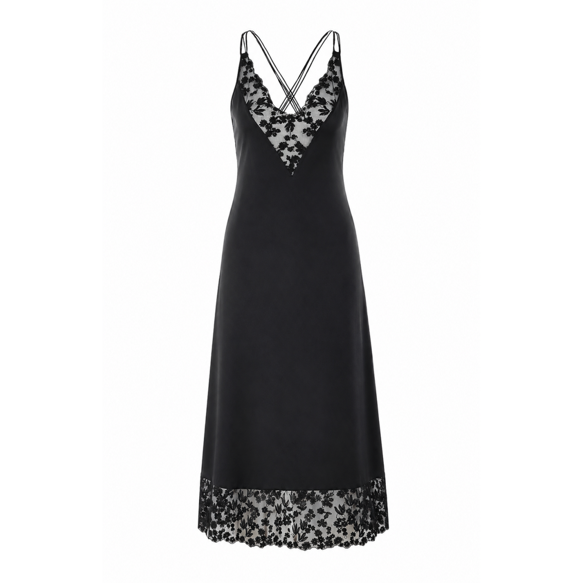 Fendi Fendi Women Silk And Lace Dress