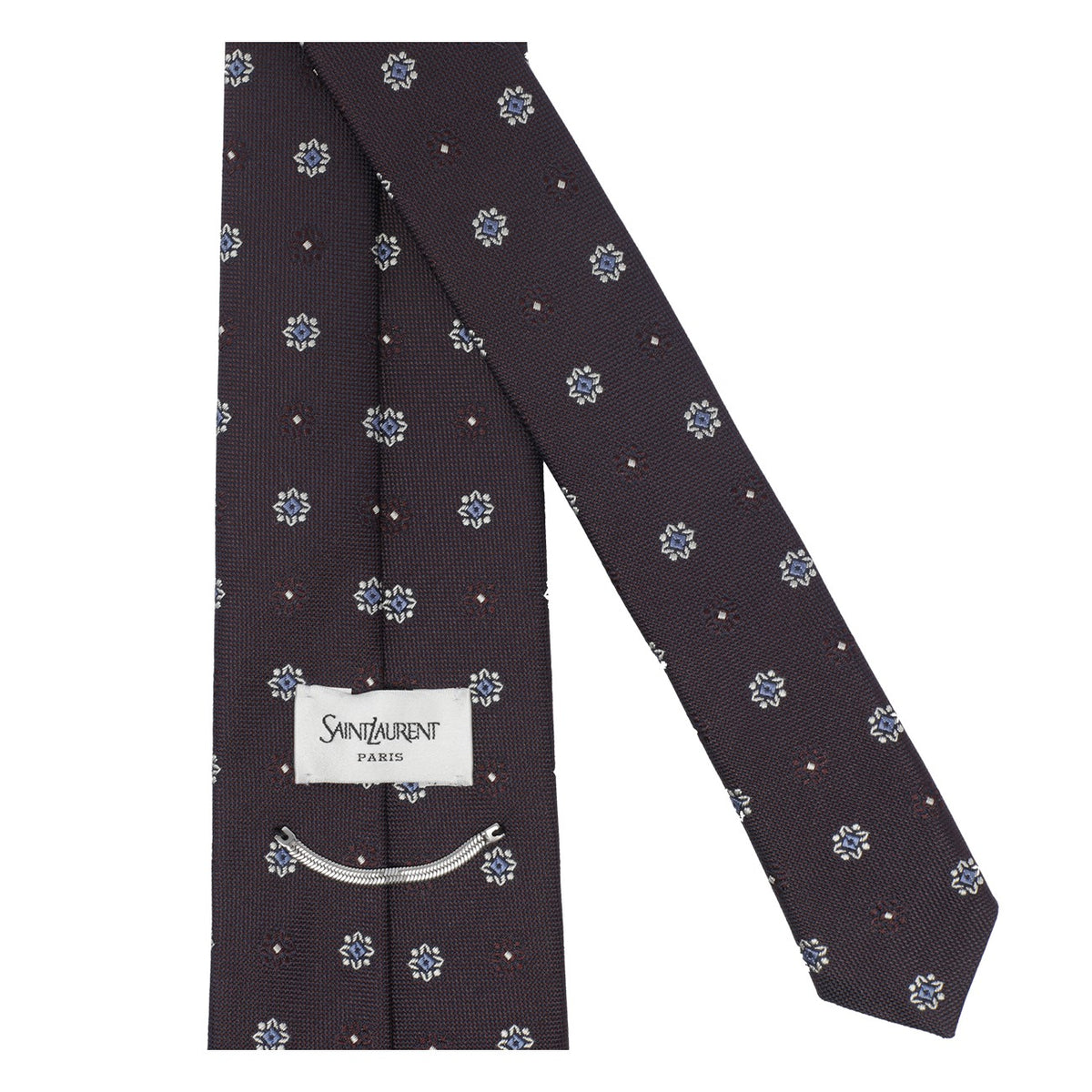 Saint Laurent Saint Laurent Men Silk Jacquard Tie