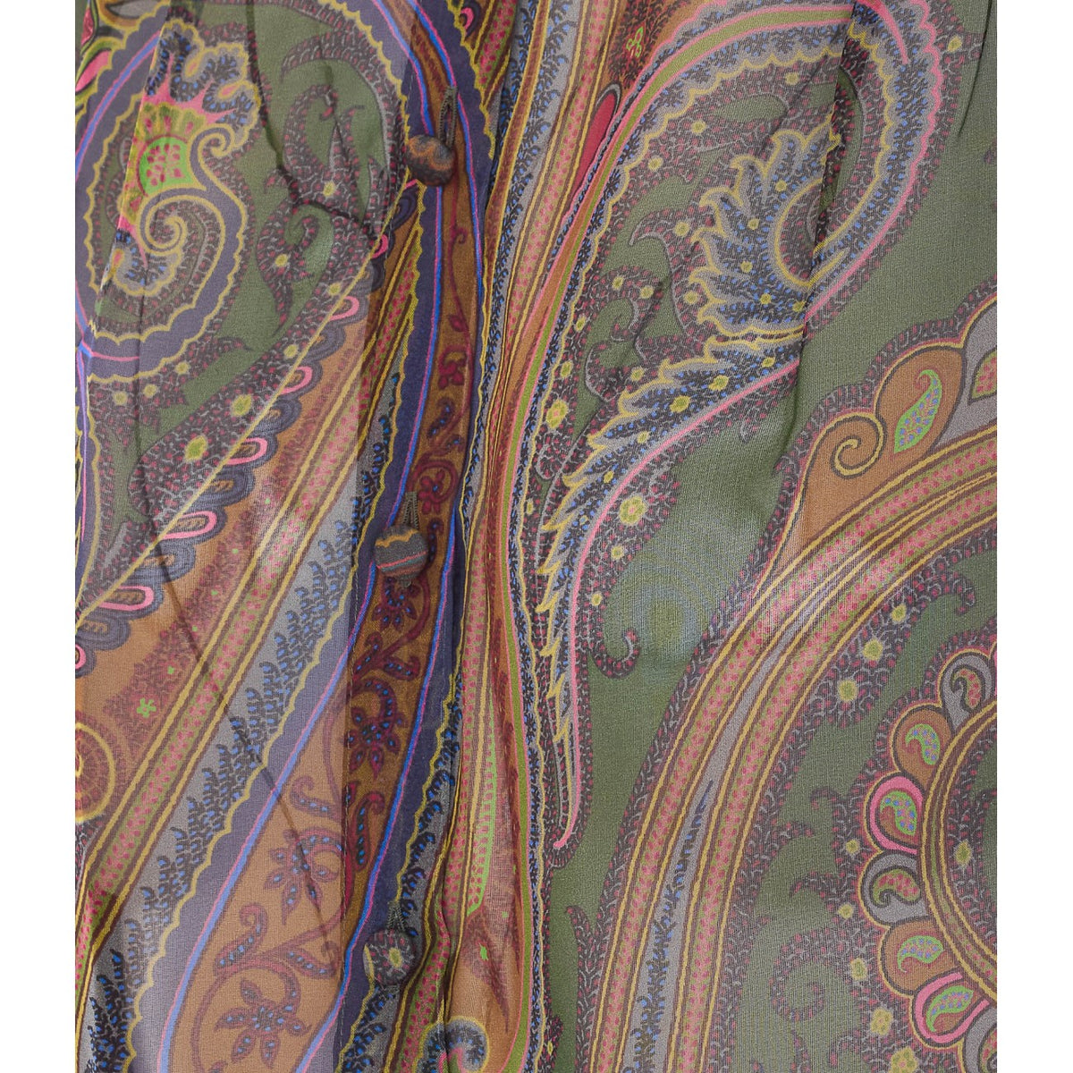 Etro Women Silk Shirt With Paisley Piazzata Degrade' Print