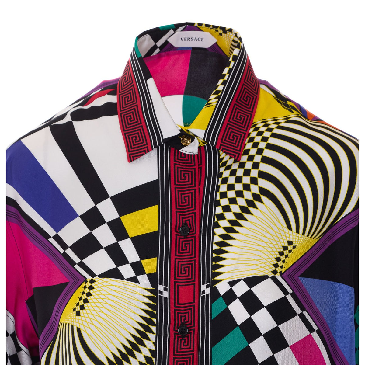 Versace Versace Women Silk Twill Teatro Print Shirt