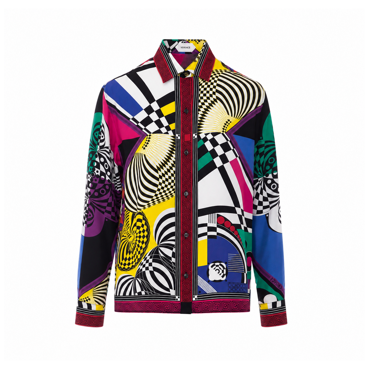 Versace Versace Women Silk Twill Teatro Print Shirt
