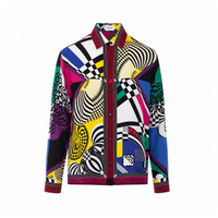 Versace Versace Women Silk Twill Teatro Print Shirt