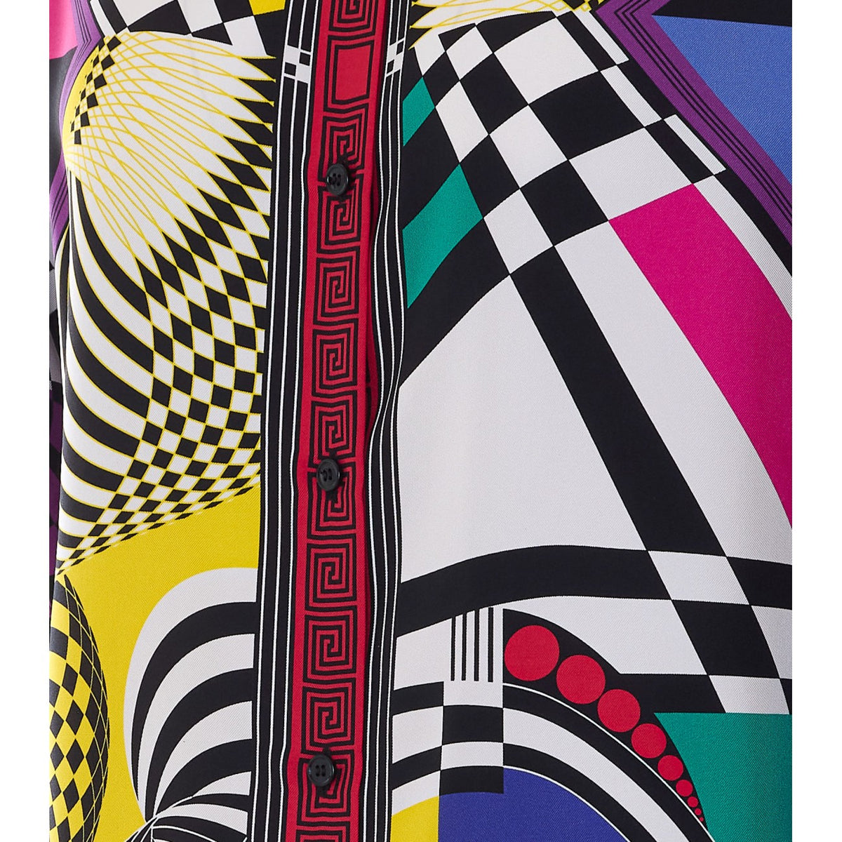 Versace Versace Women Silk Twill Teatro Print Shirt