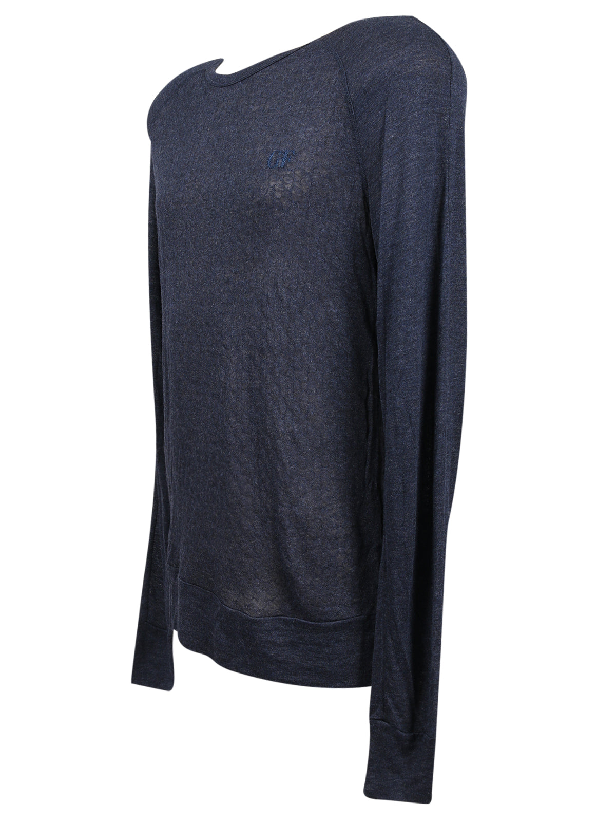 Gianfranco Ferre PICCO MA Navy Blue Lightweight Cotton Blend Mens T-Shirt-