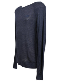 Gianfranco Ferre PICCO MA Navy Blue Lightweight Cotton Blend Mens T-Shirt-