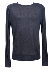 Gianfranco Ferre PICCO MA Navy Blue Lightweight Cotton Blend Mens T-Shirt-