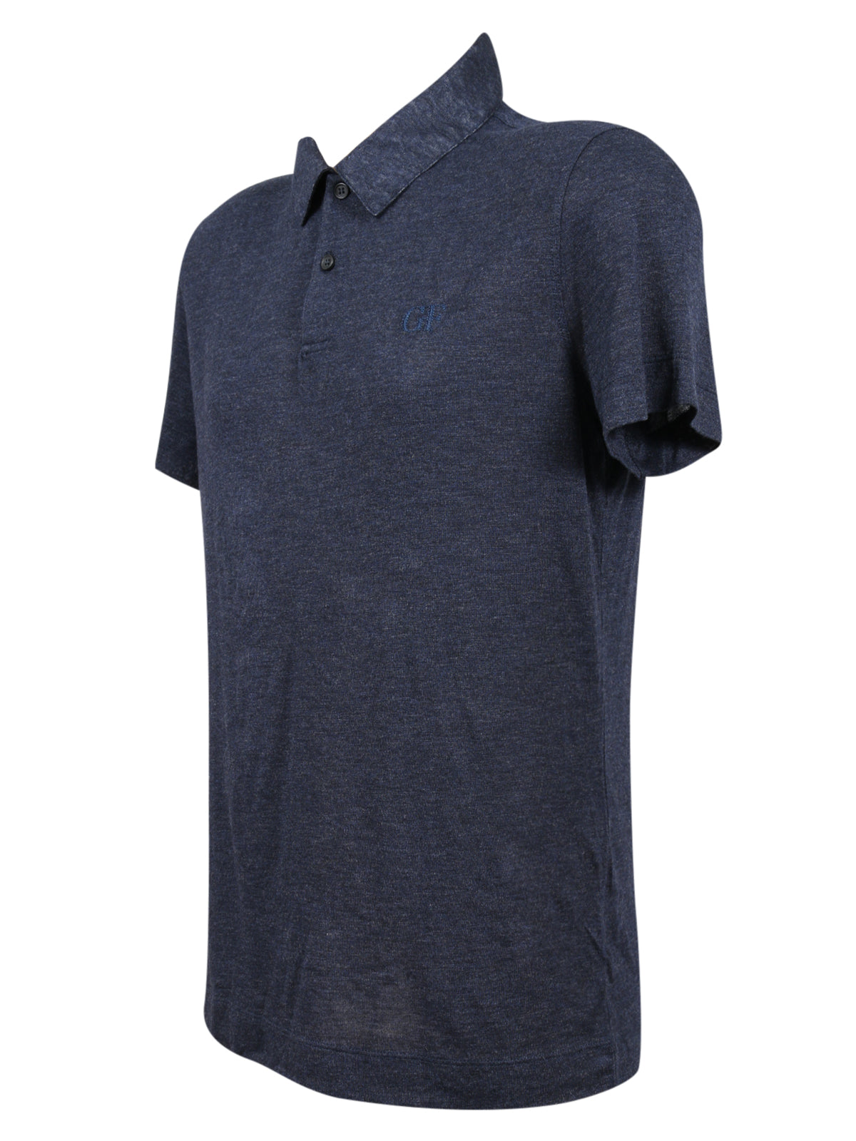 Gianfranco Ferre POLO GG Light Grey Lightweight Cotton Blend Mens T-Shirt-XS