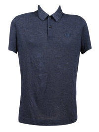Gianfranco Ferre POLO GG Light Grey Lightweight Cotton Blend Mens T-Shirt-XS