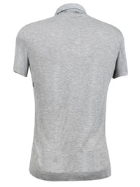 Gianfranco Ferre Navy Blue and Grey Lightweight Cotton Blend Mens T-Shirt-S
