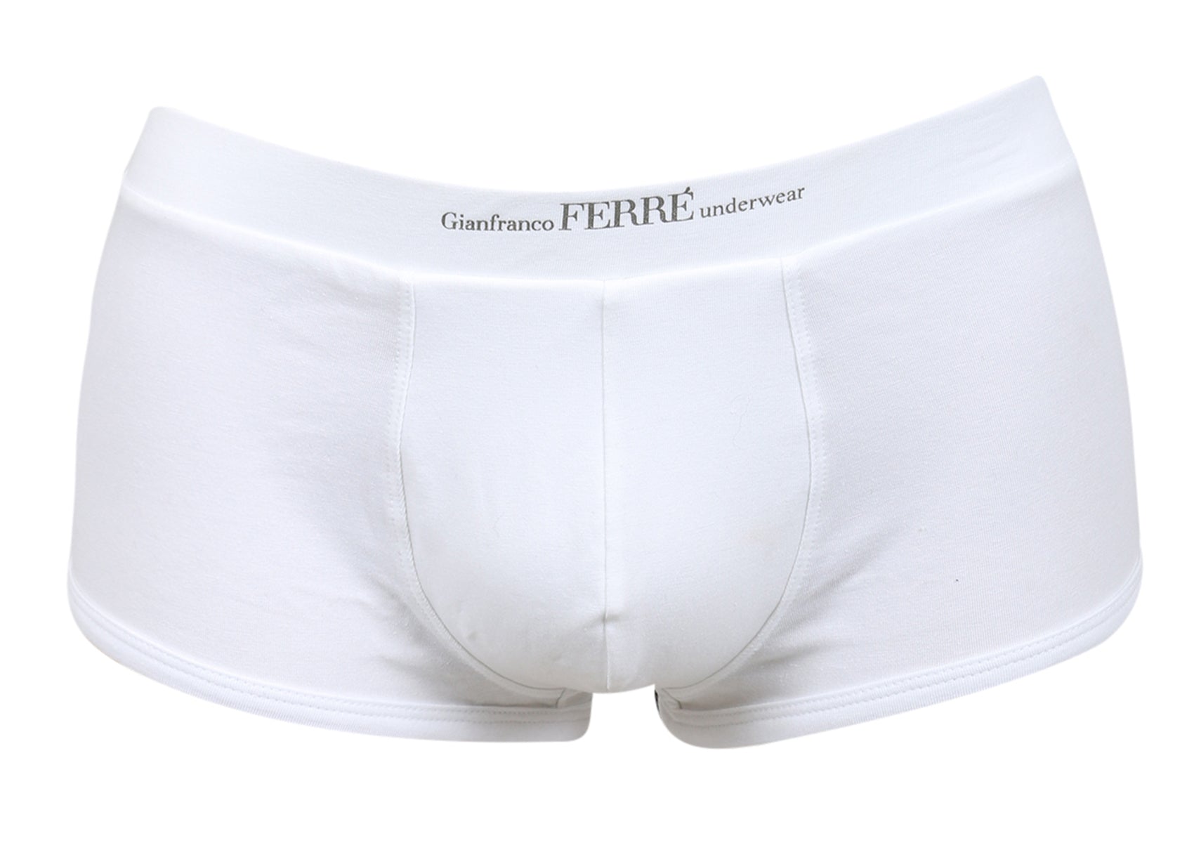 Gianfranco Ferre VISTOSO BI White Cotton Blend Mens Brief Underwear-XS