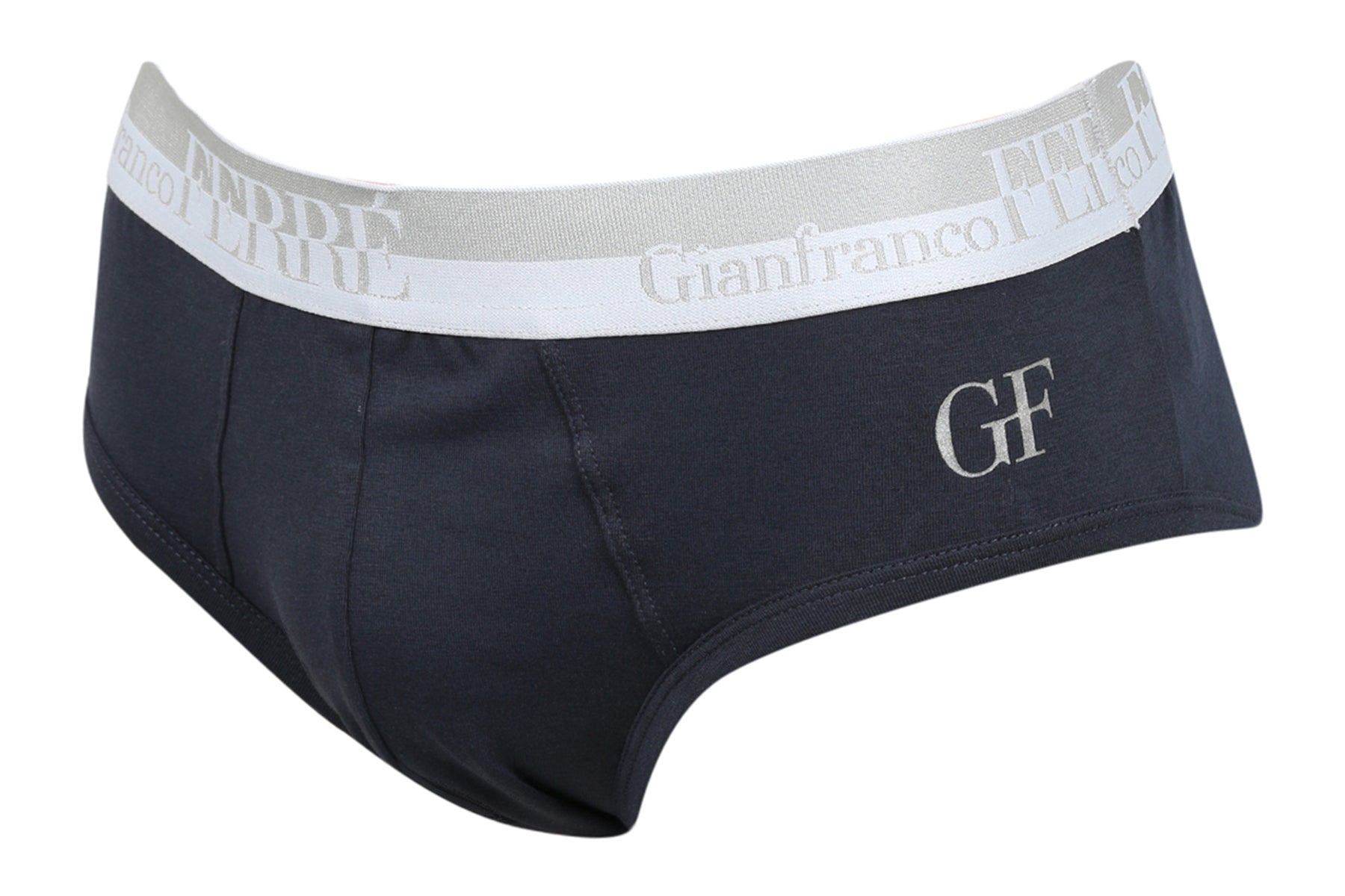 Gianfranco Ferre VISTOSO MA Navy Blue Cotton Blend Mens Brief Underwear-
