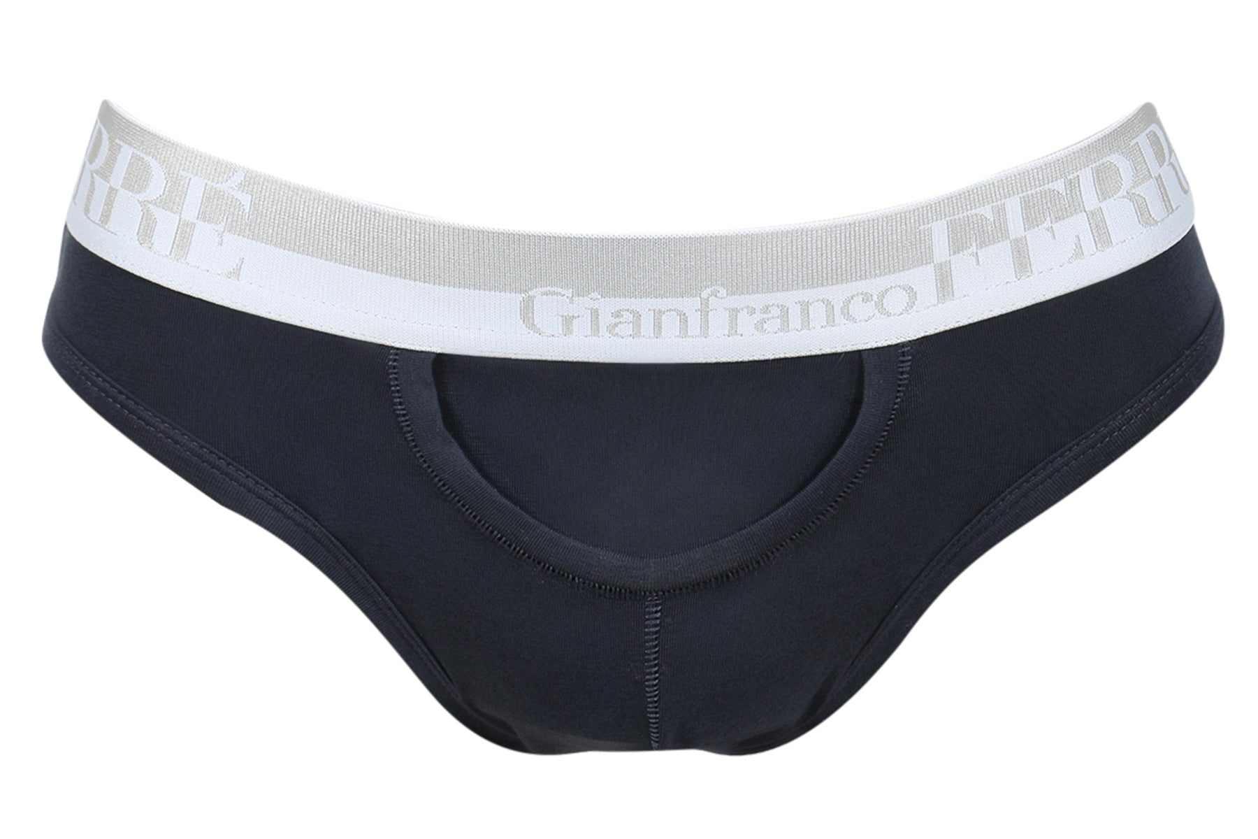 Gianfranco Ferre PICCINO MA Navy Blue Cotton Blend Mens Brief Underwear-