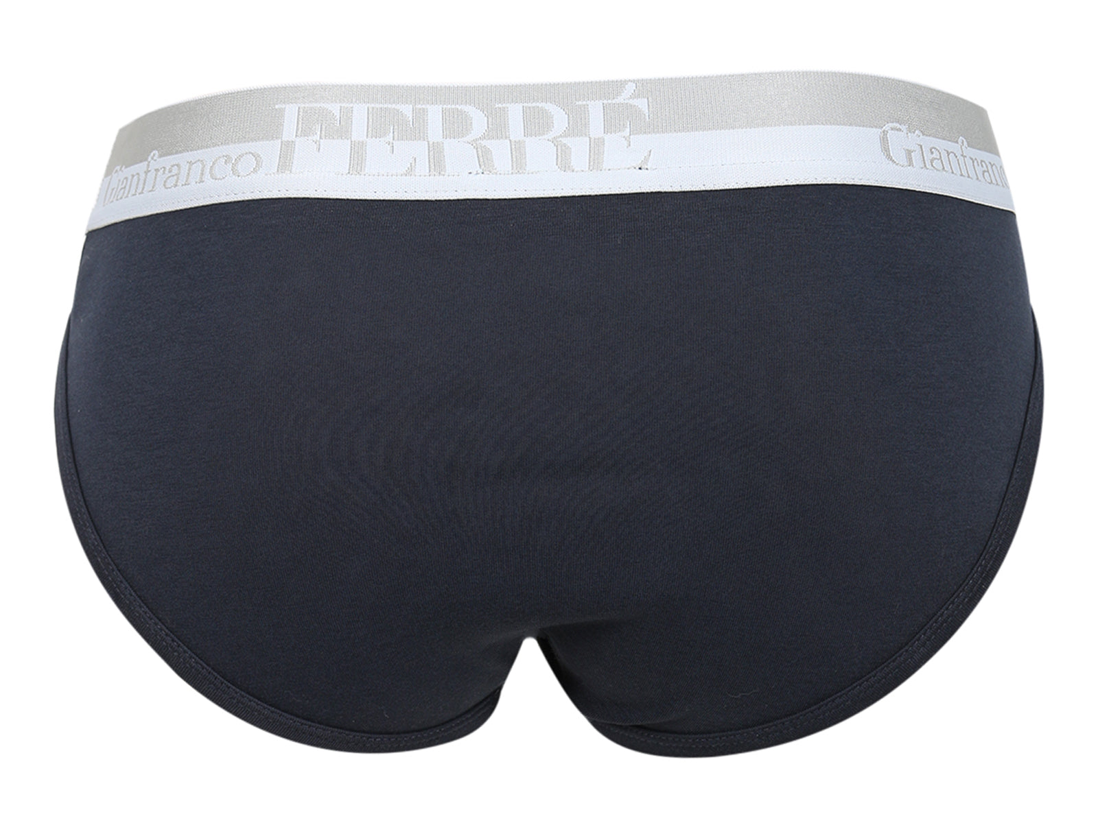 Gianfranco Ferre PICCINO MA Navy Blue Cotton Blend Mens Brief Underwear-