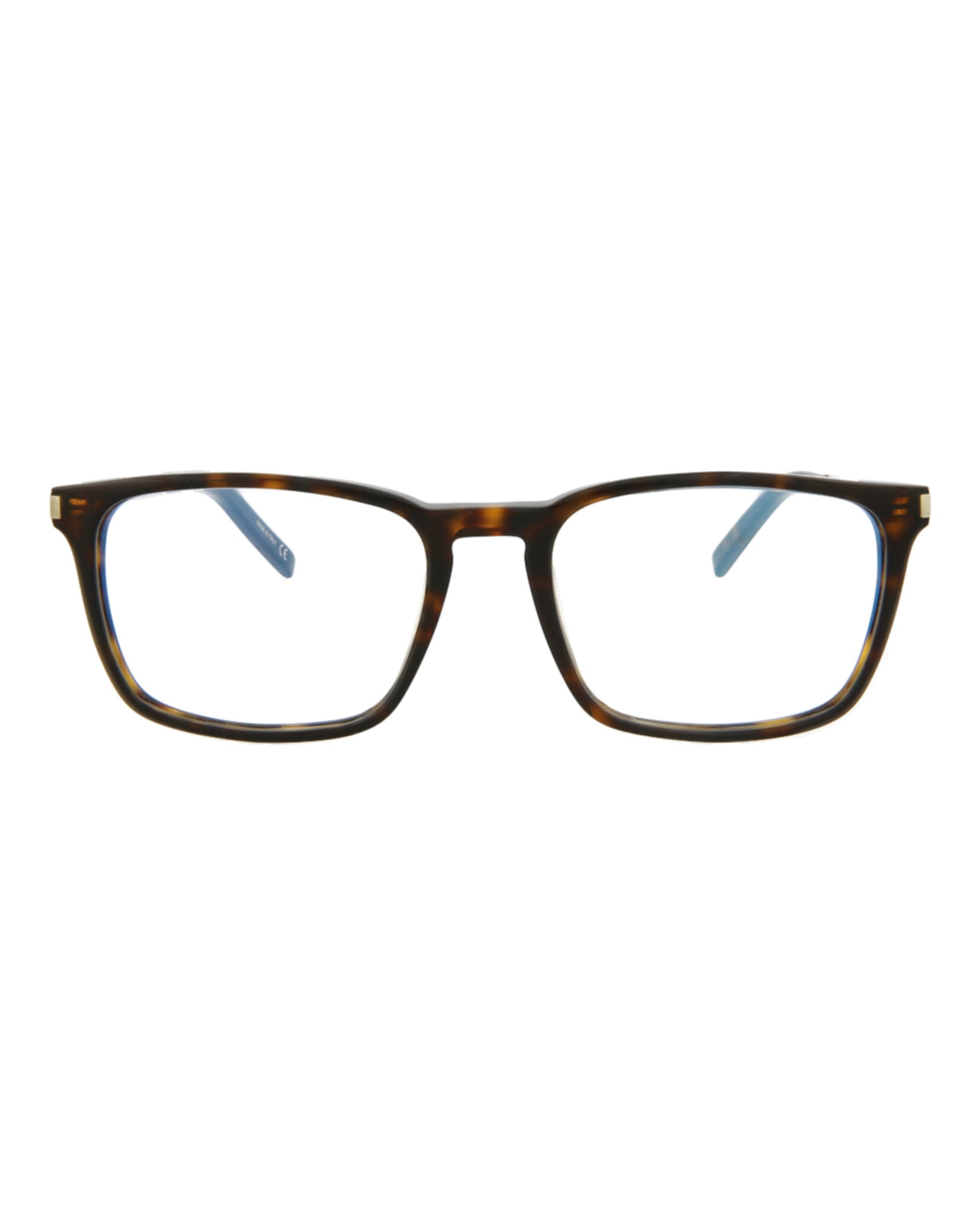 Saint Laurent Saint Laurent Mens  Shiny Dark Havana Fashion Designer Eyewear