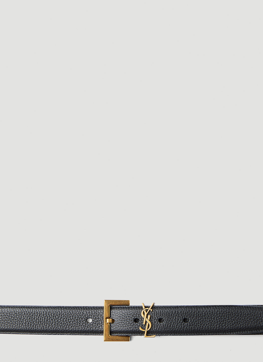 Saint Laurent Men Ysl Plaque Belt