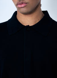 Saint Laurent Men Wool Polo Shirt