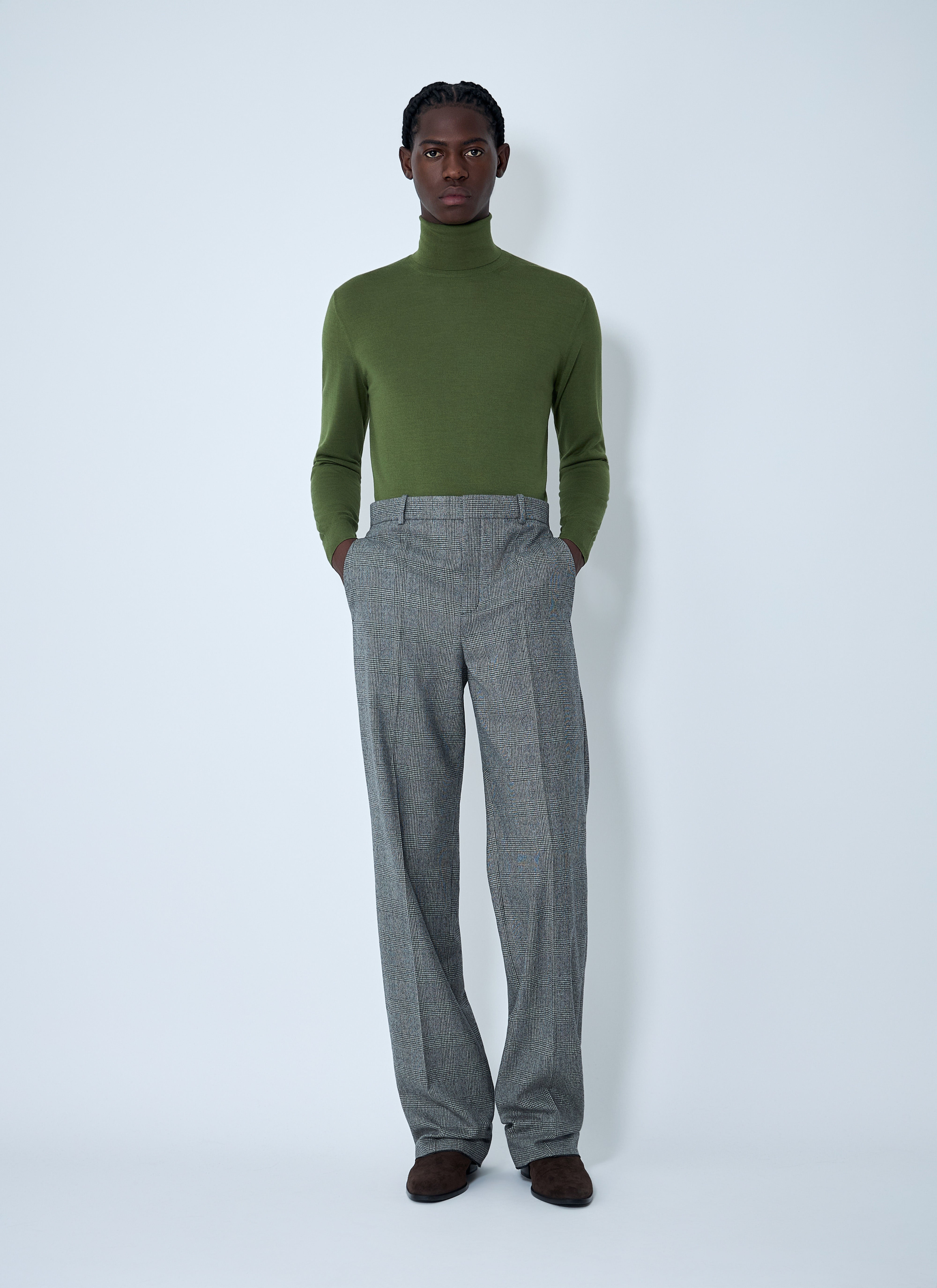Saint Laurent Men Fine Knit Turtleneck Sweater – Bluefly