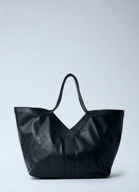 Saint Laurent Saint Laurent Men Large Y-Shaped Leather Tote Bag