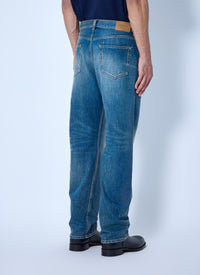 Saint Laurent Men Loose Straight Jeans