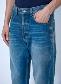 Saint Laurent Men Loose Straight Jeans