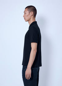 Saint Laurent Men Embroidered Logo Polo Shirt